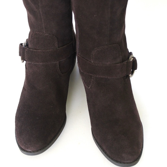 Crown Vintage Brown Suede Boots Like New - Picture 6 of 9